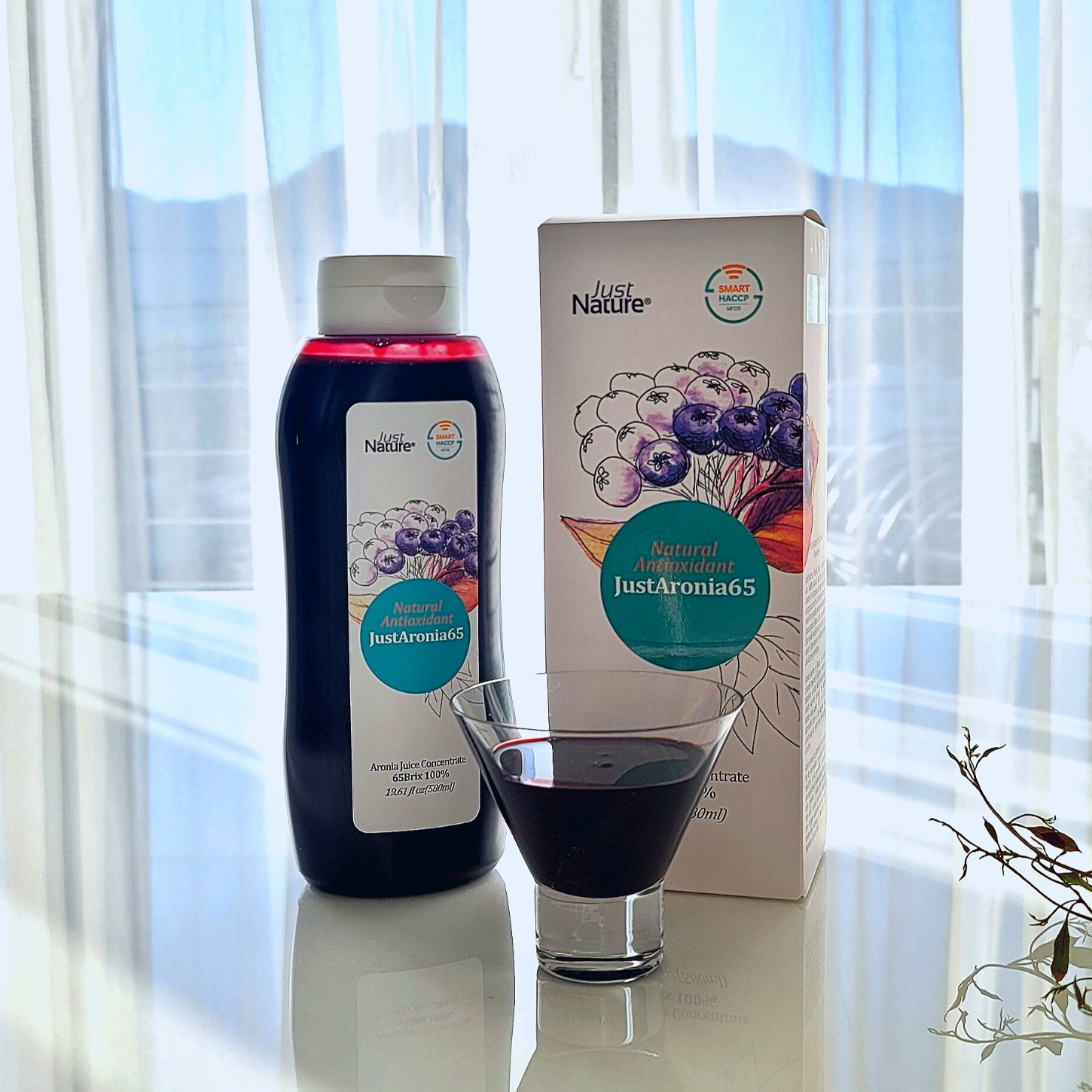 Premium Pure Polish Aronia 65 Brix Juice Concentrate JustAronia65