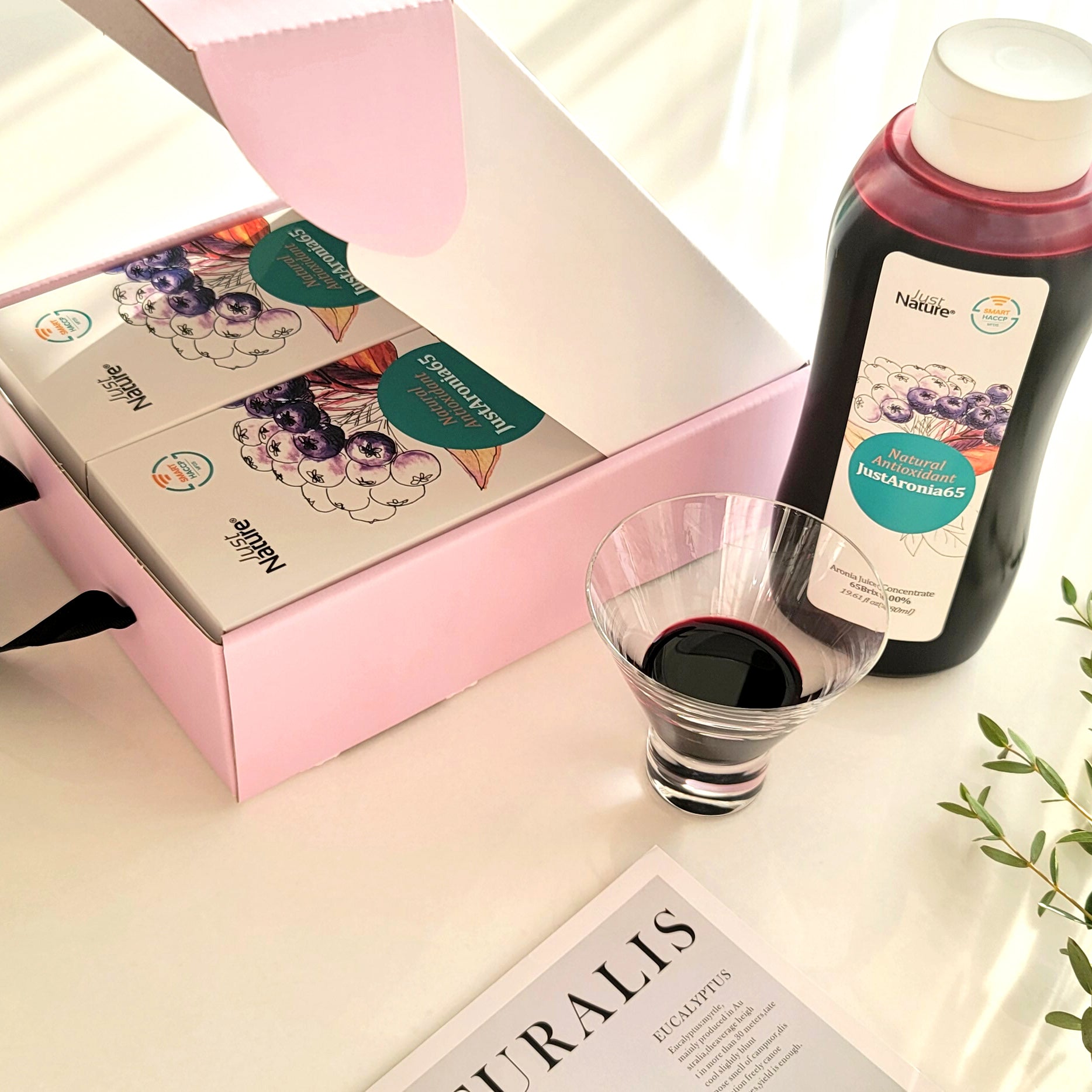Pure Polish Aronia Juice Concentrate JustAronia65 2PACK