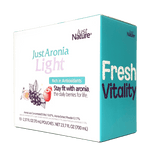 Load image into Gallery viewer, Tasty Daily Aronia Juice JustAronia Light Single Pack, 10Pouches of 2.37 Fl Oz (70ml)
