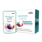Load image into Gallery viewer, Tasty Daily Aronia Juice JustAronia Light Single Pack, 10Pouches of 2.37 Fl Oz (70ml)
